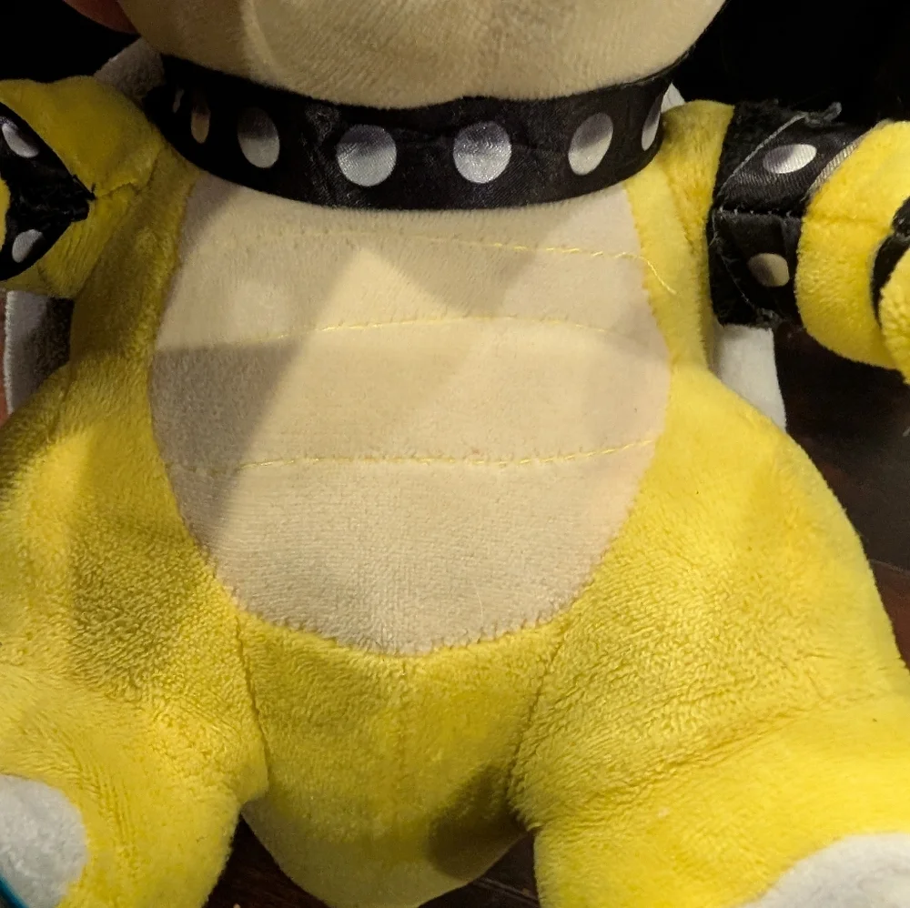 Super Mario 10” Bowser Plush Toy Nintendo San-Ei Little Buddy Used PICS